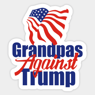 Grandpas Against Trump Sticker